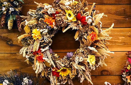 Harvest-wreath Bhina Wolf Atelier